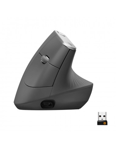 Logitech MX Vertical мишка Офис Дясна...
